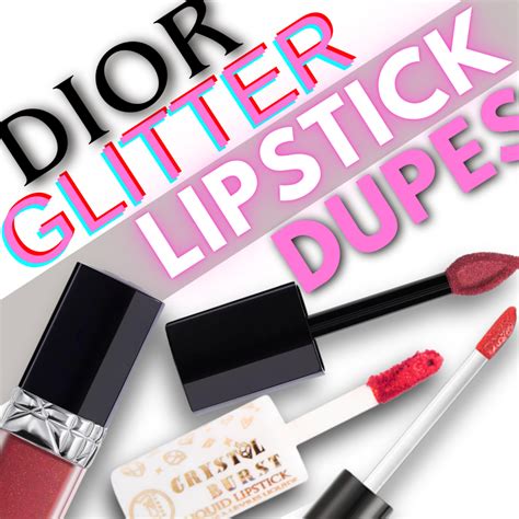 glitter lipstick dior dupe